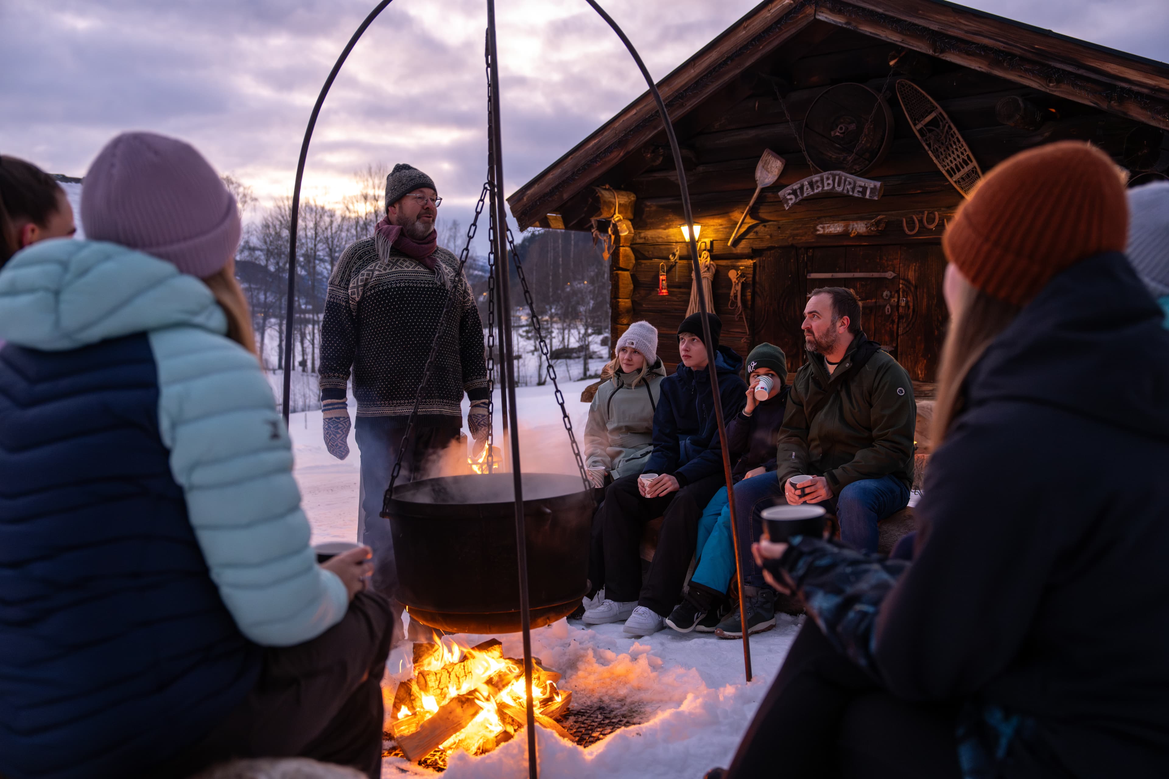 Middag i Trapper’s Cabin i Vrådal – en vinteropplevelse
