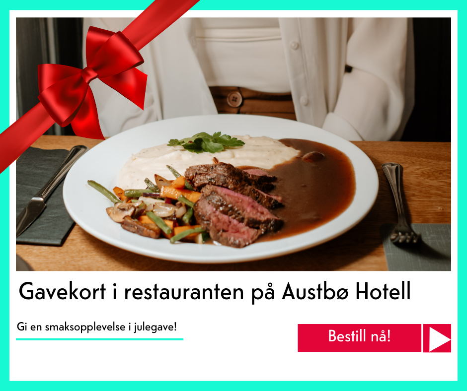 julegavekort 2024 på Austbø Hotell