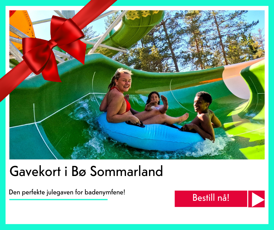 julegavekort på Bø Sommarland