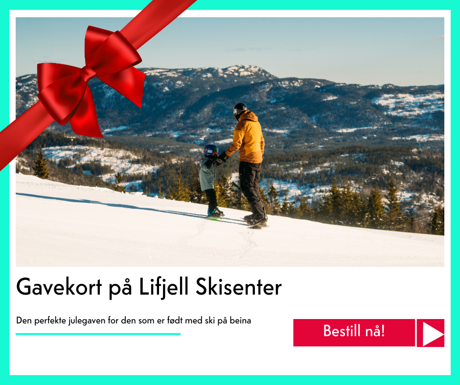 julegavekort på Lifjell skisenter