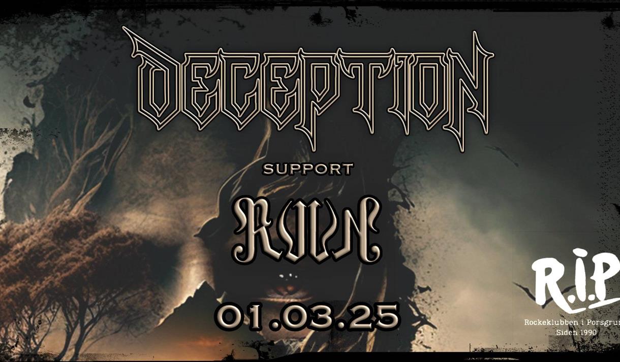 plakat til "Deception"