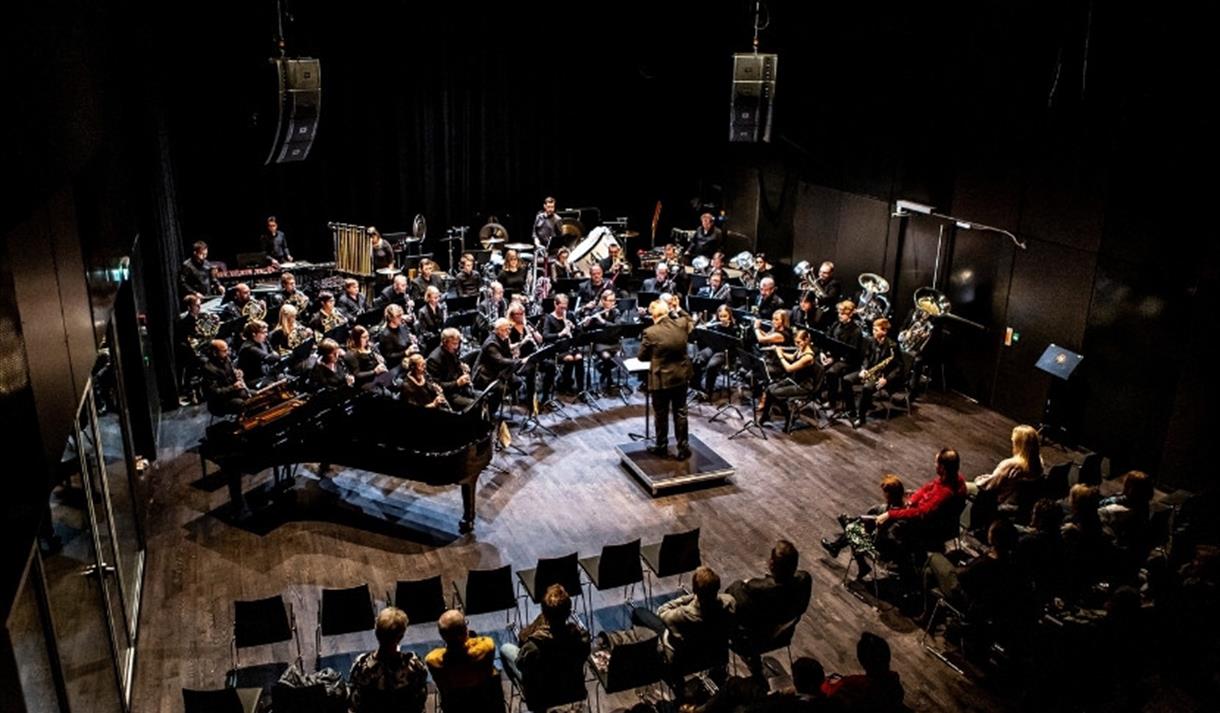 Hva skjer i Porsgrunn - Høstkonsert med Vestsiden musikkorps. Bildet: Vestsiden musikkorps