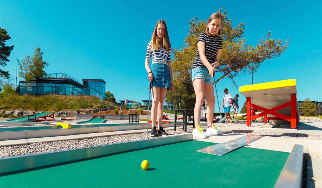 Minigolf på Kragerø Resort