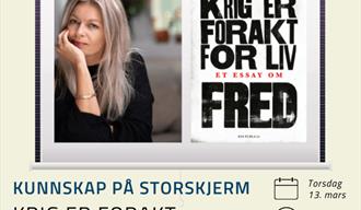 plakat til "Krig er forakt for liv "