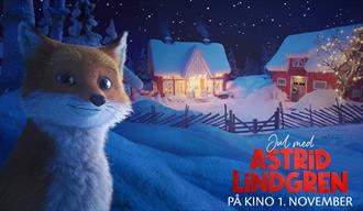 plakat til "Jul med Astrid Lindgren"